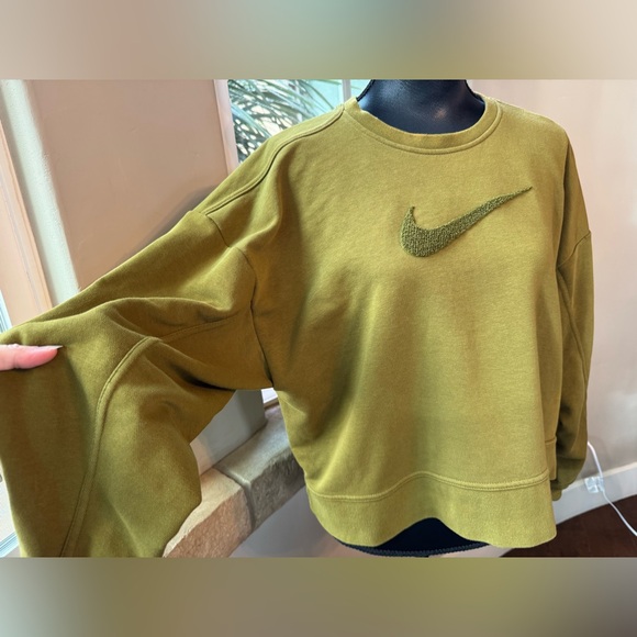 Nike Dri-FIT Get Fit Swoosh Training Crewneck Sweatshirt Women’s Size Large - Picture 7 of 16